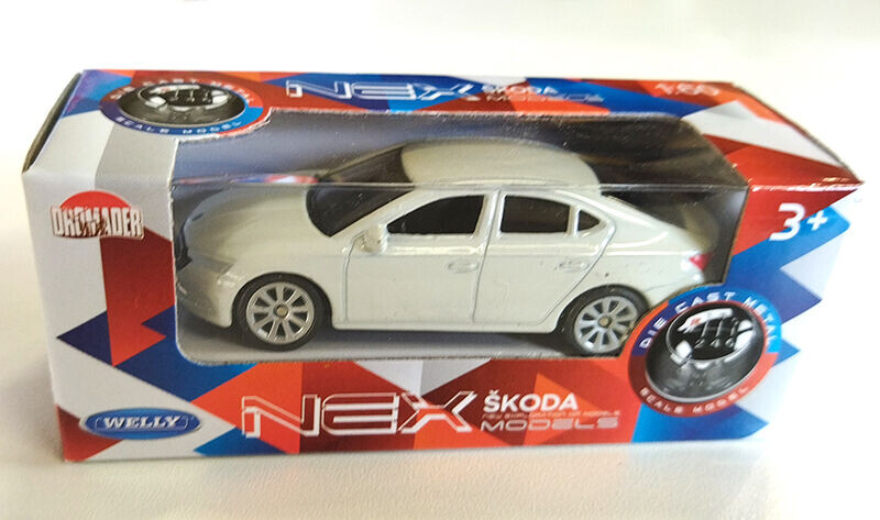 Welly Škoda Octavia bílá 1:60 